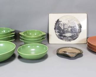 534 Lot 468 Group of California modern Santa Anita ware