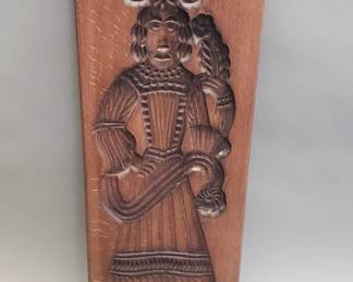 685 Lot 609 Vintage carved wood cookie mold