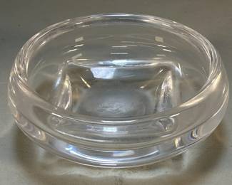 684 Lot 608 Orrefors crystal bowl
