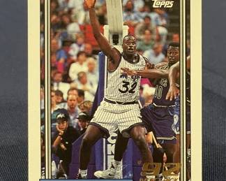 386 Lot 391h 1992 1993 Topps Shaquille O Neal rookie basketball