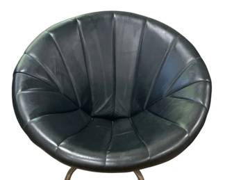 519 Lot 457h Mid century moon chair and metal base