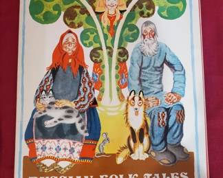 461 Lot 428h Russian collection of folk tales set of 10 wall