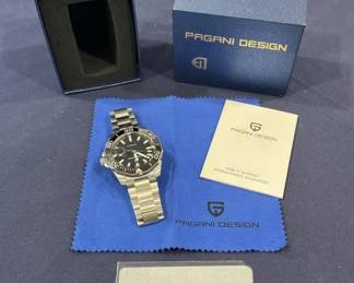 511 Lot 453h Pagani Design men s stainless steel watch