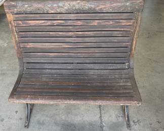 568 Lot 500h 19th century trolly bench