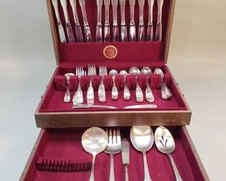 150 Lot 159 International Silver Co Silverplate flatware set