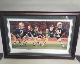 064 Lot 423 Signed Alan Zuniga Legacy of Gold The New Era lithograph