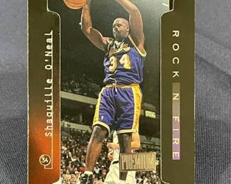 390 Lot 393h 1997 Upper Deck Shaquille O Neal basketball card