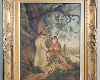 068 Lot 138 Vintage signed oil on board