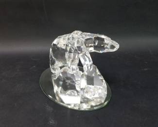 080 Lot 16 Swarovski Nanuc Polar Bear sculpture