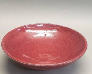 585 Lot 515 Mid century signed ceramic glazed bowl