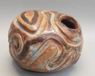 666 Lot 591 Vintage abstract pottery sculpture