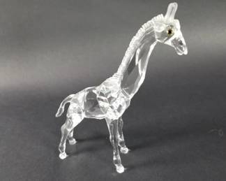 773 Lot 691 Swarovski crystal baby giraffe figurine