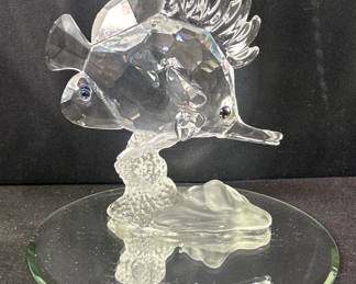 079 Lot 88 Swarovski crystal longnose butterfly fish figurine