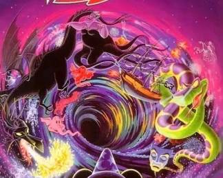 417 Lot 406h Disneyland Fantasmic 1992 park attraction poster