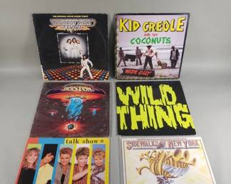516 Lot 456 Vintage LP records and laserdiscs