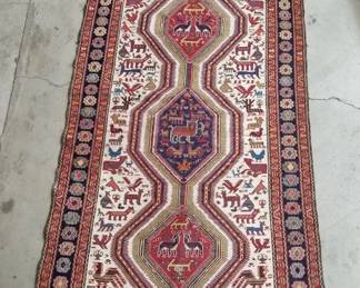 110 Lot 645 Vintage handmade rug