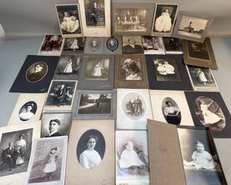 150 Lot 411 Group of antique photographs