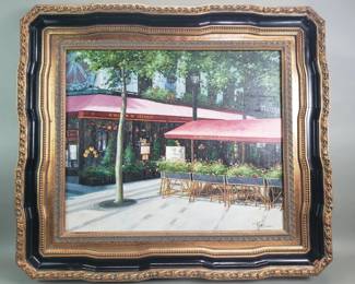 174 Lot 429 Signed Joyce Lee Pike Impressionist style oil on canvas painting