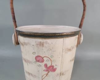 593 Lot 522 Vintage ceramic large bucket