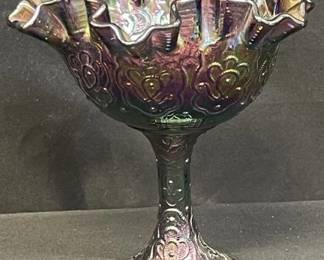 148 Lot 551h Fenton Amethyst Persian Medallion Carnival Glass