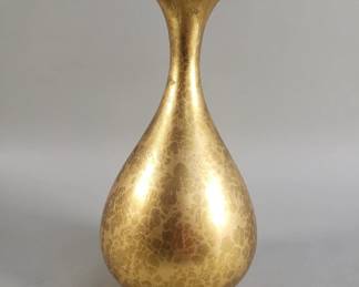 788 Lot 706 Vintage Chinese brass bud vase