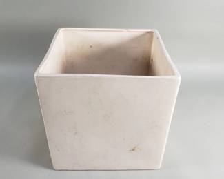 572 Lot 503 Vintage ceramic cube planter