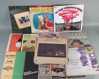 631 Lot 558 Twenty one LP records 33rpms