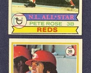 392 Lot 394h Lot of 1970s Topps Pete Rose baseball cards
