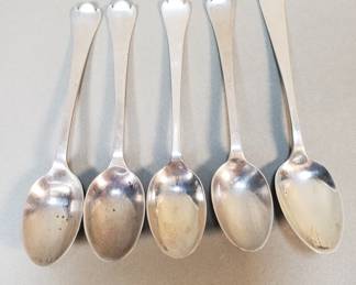 147 Lot 156 Sterling silver spoons