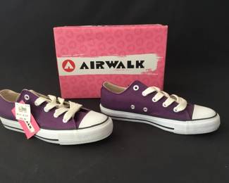 419 Lot 407h Air Walk 2008 Kicks Plum skateboarding shoes new