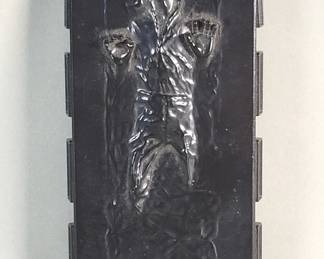 701 Lot 624 Star Wars Han Solo in carbonite spring loaded