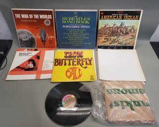 420 Lot 408 Group of vintage LP records