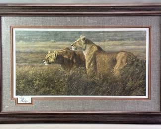 223 Lot 259 Pencil remarqued Simon Combes Tension at Dawn
