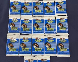 264 Lot 314h Lot of sealed 1990 Pro hockey card packs