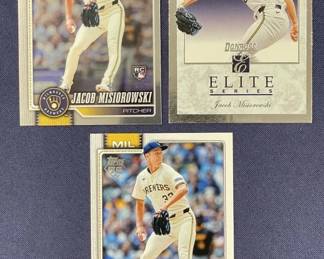 400 Lot 398h Lot of Jacob Misiorowski rookie baseball cards
