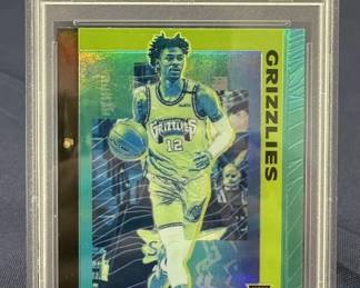 479 Lot 437h 2019 Panini Chronicles Ja Morant rookie teal