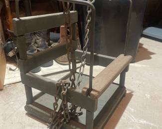 Vintage Children's Hanging Swing Seat