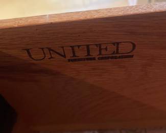 Vintage United Furniture Corporation Mediterranean Nightstand
