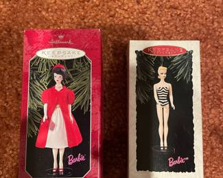 Vintage Hallmark Keepsake Barbie Ornaments