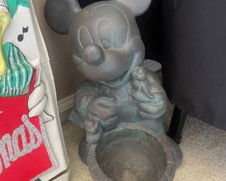 Vintage 1997 Disney Mickey Mouse Gardener Planter