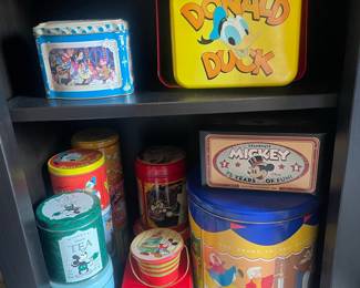 Disney Character Collectible Tins