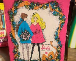 Vintage 1968 Mattel The World of Barbie Doll Trunk #1004