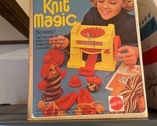Vintage 1974 Mattel Knit Magic Knitting Machine #7830
