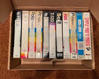 Vintage Disney VHS Tapes