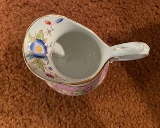 Vintage Minton Cockatrice Pink Creamer