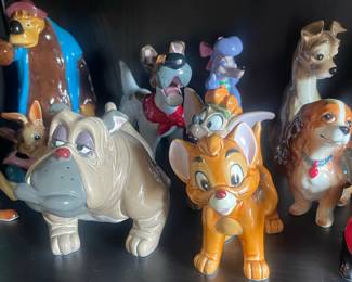 Vintage Disney Porcelain Character Figurines