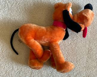 Vintage Applause Pluto Plush Toy