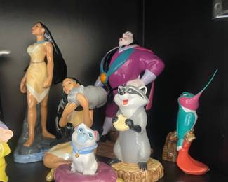 Vintage Disney Pocahontas Ceramic Figurines
