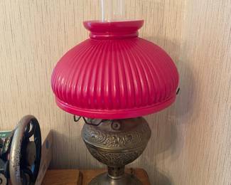 Vintage Converted Oil Lamp