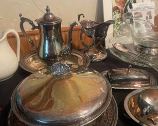 Vintage Silver Plated Serving Collection